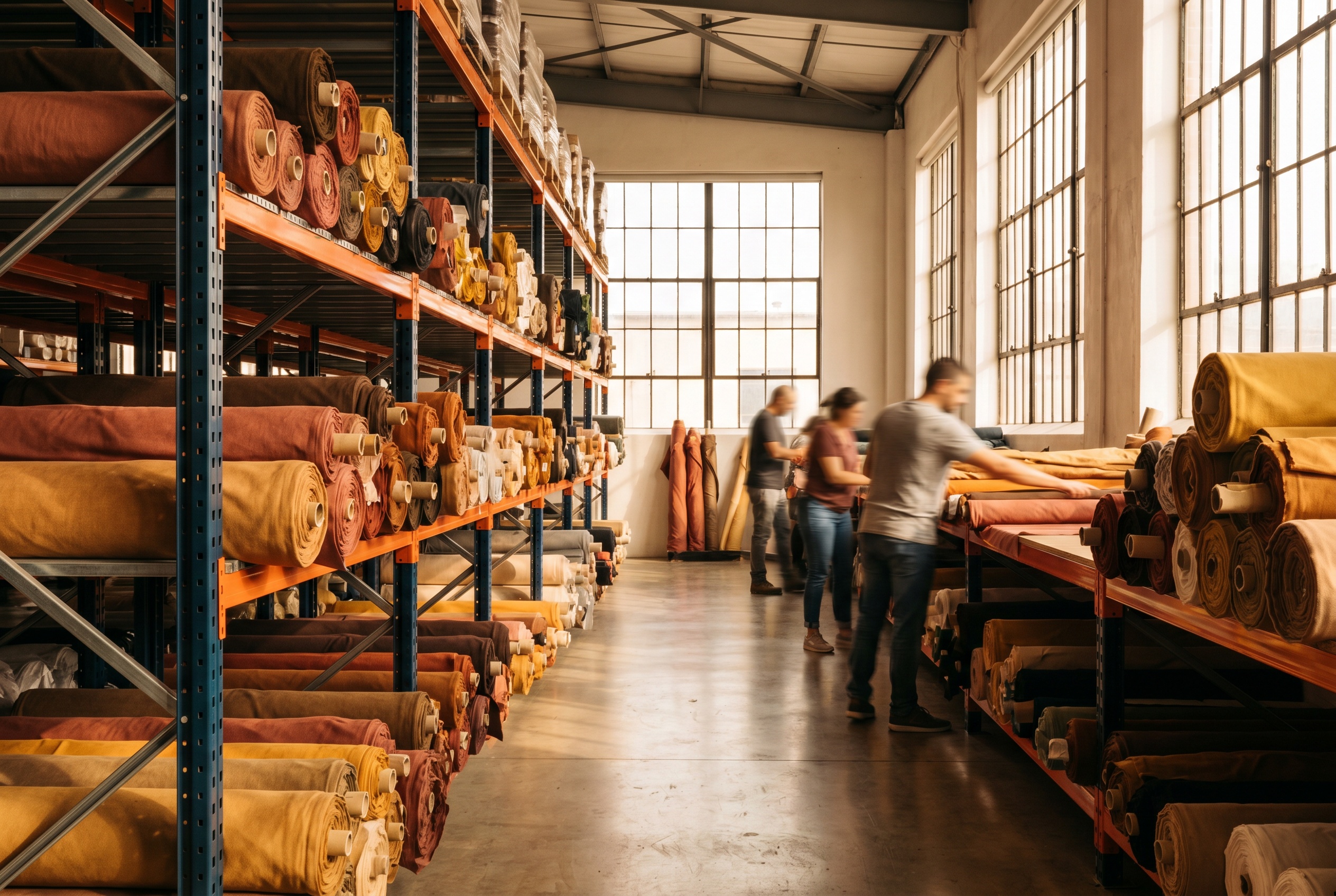 Almacén de telas y textiles CANASAS en CDMX